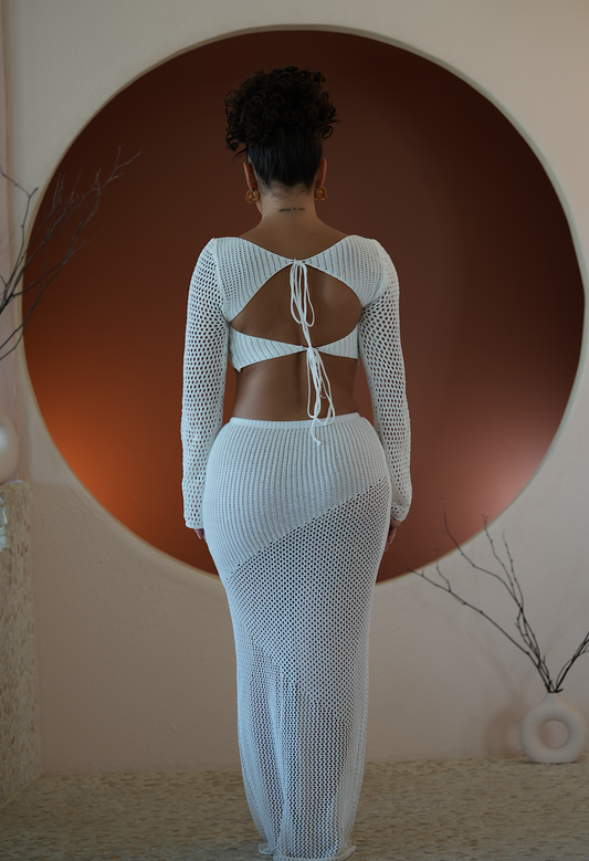 Oasis White Crochet Set